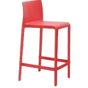 PEDRALI - Nízka barová stolička VOLT 677 DS - červená