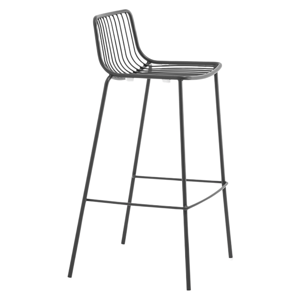 PEDRALI - Vysoká barová stolička NOLITA 3658 DS - antracitová