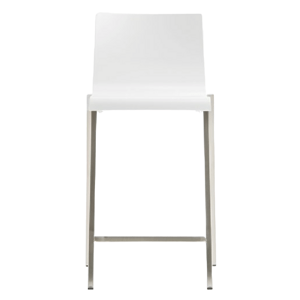 PEDRALI - Nízka barová stolička KUADRA 1102 DS - biela