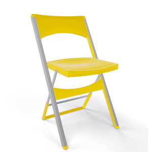 GABER - Stolička COMPACT, žltá