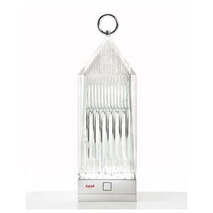 Kartell - Stolná lampa/lampáš Lantern - transparentná