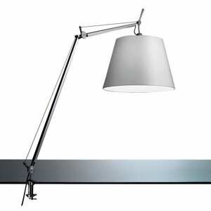 ARTEMIDE - Stolová lampa Tolomeo Mega Tavolo - strieborná/saténová 320 mm