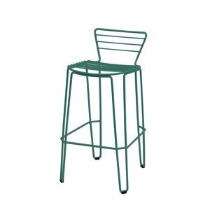 ISIMAR - Vysoká barová stolička MENORCA - zelená