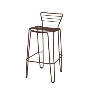 ISIMAR - Vysoká barová stolička MENORCA - hnedá