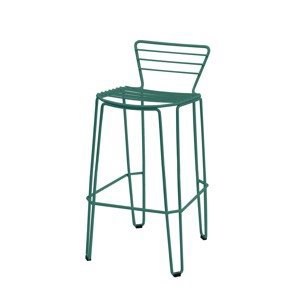 ISIMAR - Nízka barová stolička MENORCA - zelená