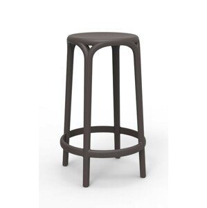 VONDOM - Nízka barová stolička BROOKLYN - bronzová