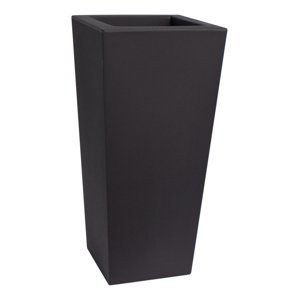 Plust - Dizajnový kvetináč KIAM, 35 x 35 cm - čierny