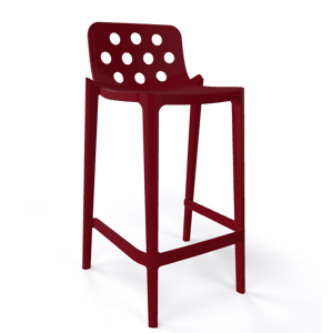 GABER - Barová stolička ISIDORO 76 - vysoká, bordová