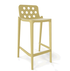 GABER - Barová stolička ISIDORO 76 - vysoká, šalvia