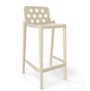 GABER - Barová stolička ISIDORO 76 - vysoká, svetlohnedá
