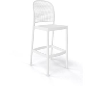 GABER - Barová stolička PANAMA - vysoká, biela