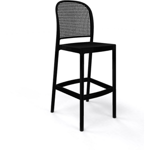 GABER - Barová stolička PANAMA - vysoká, čierna