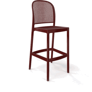 GABER - Barová stolička PANAMA - vysoká, hnedá