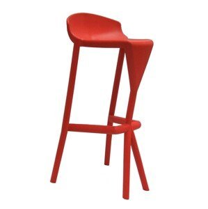 GABER - Barová stolička SHIVER - vysoká, červená
