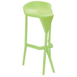 GABER - Barová stolička SHIVER - vysoká, zelená