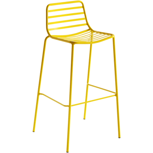 GABER - Barová stolička LINK - vysoká, žltá