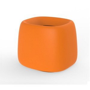 VONDOM - Kvetináč ORGANIC Cuadrada samozavlažovací 38x42x33 - oranžový