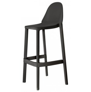 SCAB - Vysoká barová stolička PIU - antracitová