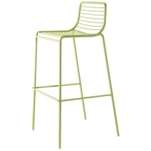 SCAB - Vysoká barová stolička SUMMER - zelená