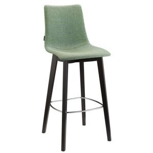 SCAB - Barová stolička ZEBRA POP NATURAL vysoká - zelená/wenge