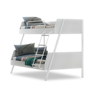 ČILEK - Študentská poschodová posteľ (90x200-120x200 cm) White