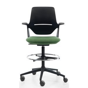 ProfiM - Kancelárska stolička TRILLO PRO 30ST s plastovým operadlom a krúžkom na nohy