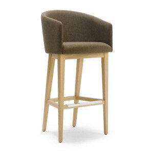ACCENTO - Barová stolička AIDA SG SCL - drevená podnož