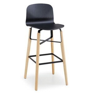 MIDJ - Drevená barová stolička LIÙ