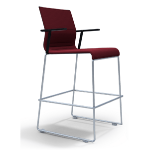 ICF - Barová stolička STICK CHAIR 650 s operadlami