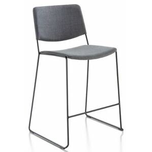 Fornasarig - Nízka barová stolička LINK 60X Counter - čalúnená