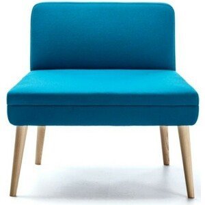 LaCividina - Lounge stolička SERIE 50 - drevená podnož