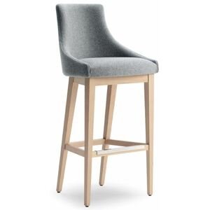 ACCENTO - Barová stolička ALBERT ONE SG SCL - drevená podnož