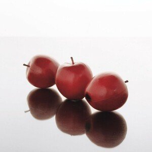 ADRIANI E ROSSI - Dekorácia umelé jablko - červené 3ks