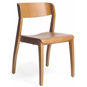 ACCENTO - Stohovateľná stolička FRIDA SL STK - drevená