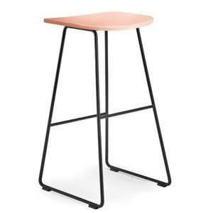 INFINITI - Barová stolička KLEJN drevený sedák - nízky