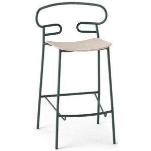 TrabÀ - Barová stolička GENOA STOOL MET