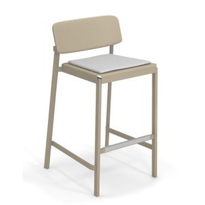 EMU - Barová stolička SHINE s čalúneným sedadlom