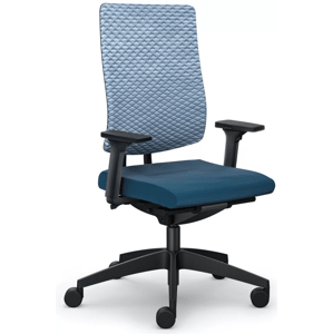 SEDUS - Otočná stolička BLACK DOT AIR