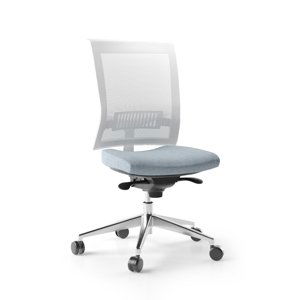 NARBUTAS - Pracovná stolička EVA II s bielym rámom
