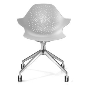 SITIA - Otočná stolička KLERA s podrúčkami a kolieskami