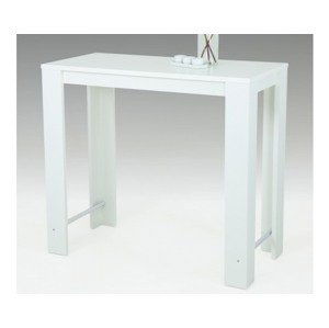 Barový stôl Frieda 120x58 cm, biely%
