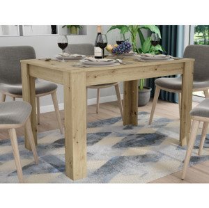 Jedálenský stôl Adam 120x80 cm, dub artisan, rozkladací%