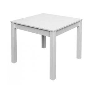 Jedálenský stôl David 80x80 cm, biely%