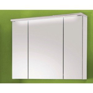 Kúpeľňová skrinka so zrkadlom Splash, s osvetlením, biela%