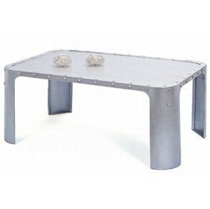 Konferenčný stolík Gormur, šedý vintage povrch%