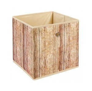 Úložný box Wuddi 3, motív dreva%
