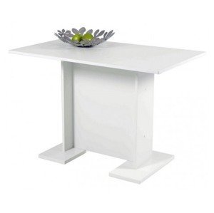 jedálenský stôl Ines 108x68 cm, biely%
