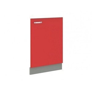 Predný panel na vstavanú kuchynskú umývačku Rose ZM, šírka 71 cm, červený lesk%