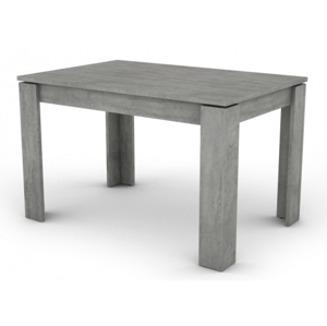 Jedálenský stôl Inter 120x80 cm, šedý betón%