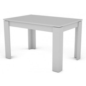 Jedálenský stôl Inter 120x80 cm, biely%